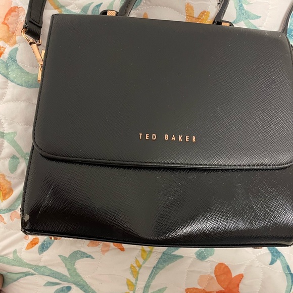 Ted baker faux leather top handle bag - Picture 1 of 6